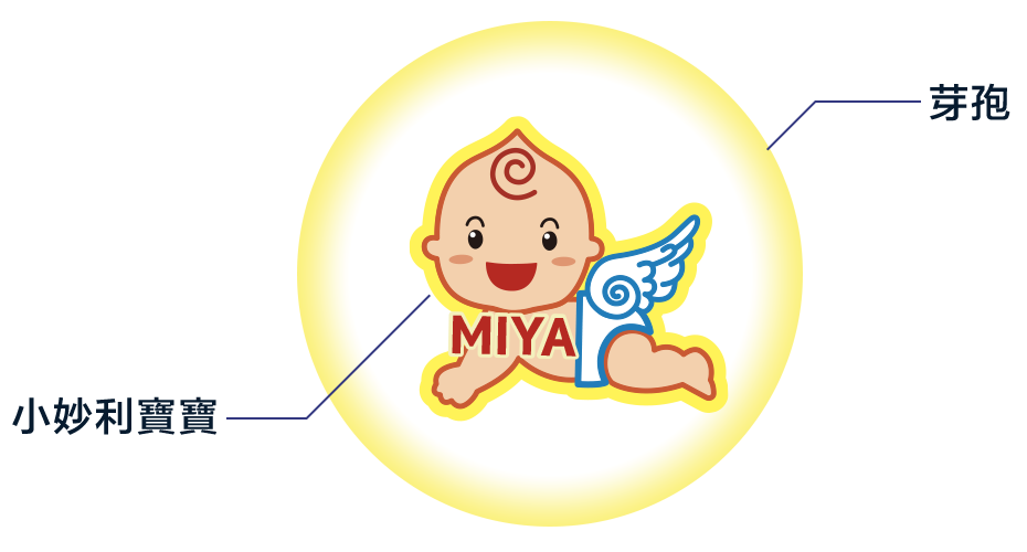 妙利散-小妙利寶寶。芽孢型態就是天然的金鐘罩鐵布衫，守護著小妙利寶寶，平安抵達大小腸！